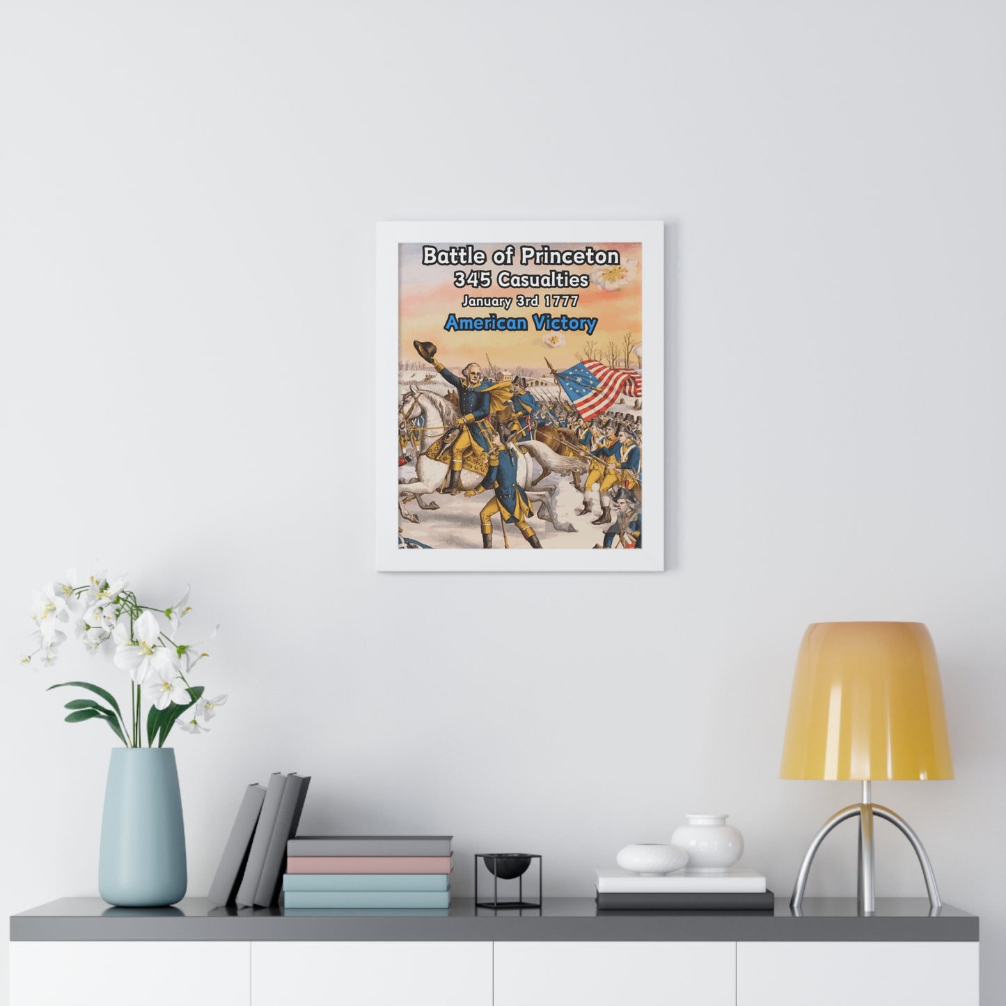 Battle of Princeton Framed Poster