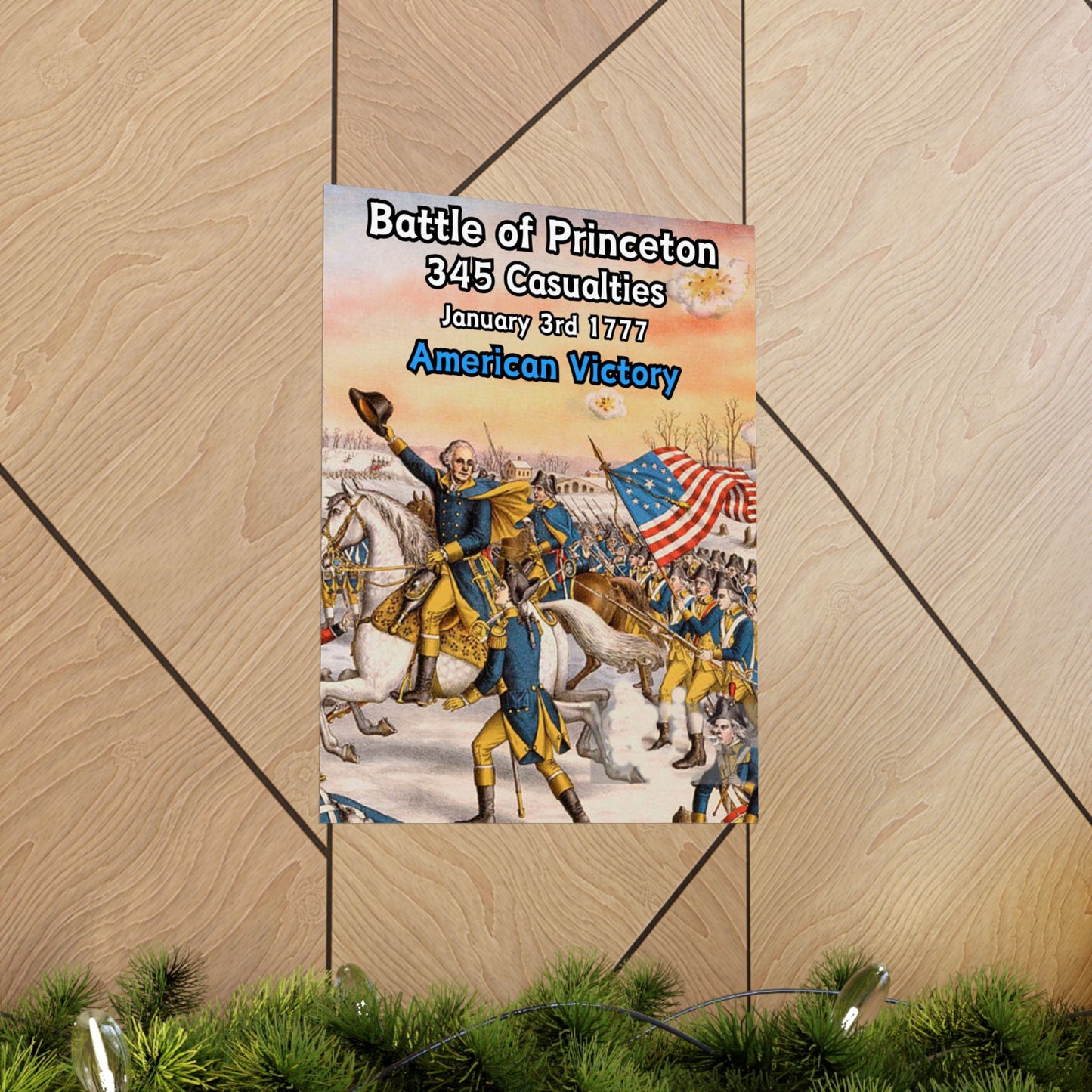 Battle of Princeton Vertical Matte Poster