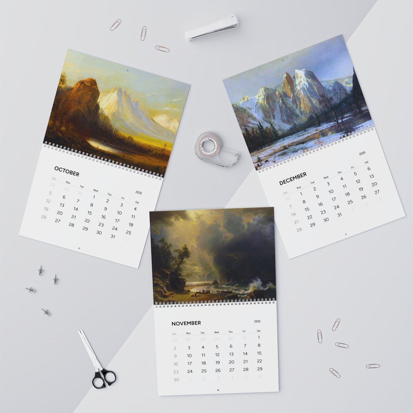 Albert Bierstadt Painting 2025 Calendar