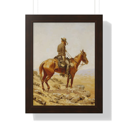 The Lookout Framed Painting Poster