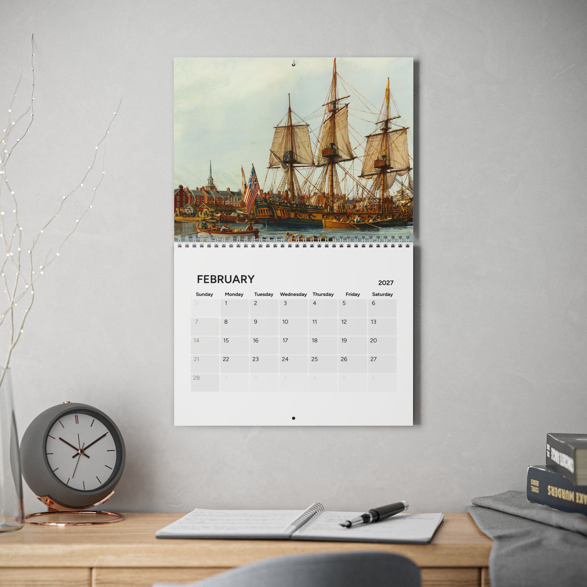 400 Years of American Ships 2027 Calendar