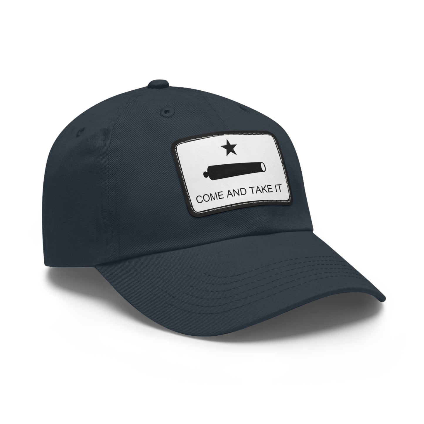 Come and Take It Leather Patch Hat