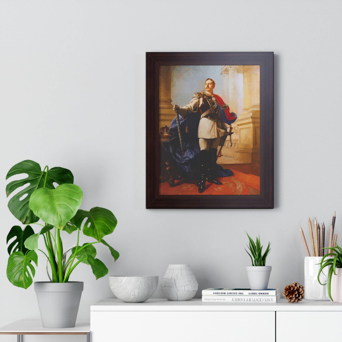 Kaiser Wilhelm II Framed Painting Poster