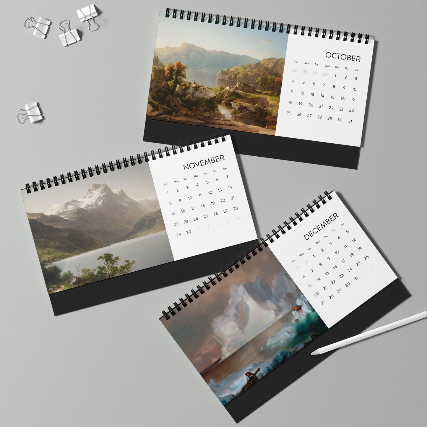 2026 American Landscape Desktop Calendar