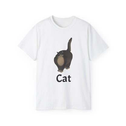 The Black Cat Cutout Painting Unisex Ultra Cotton Shirt