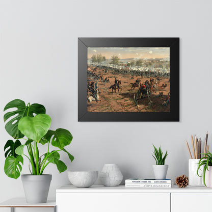 Battle of Gettysburg Framed Print | Thure de Thulstrup, 1887