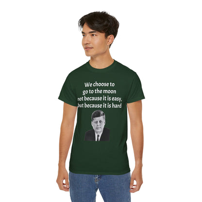 John F. Kennedy Moon Landing Quote Shirt