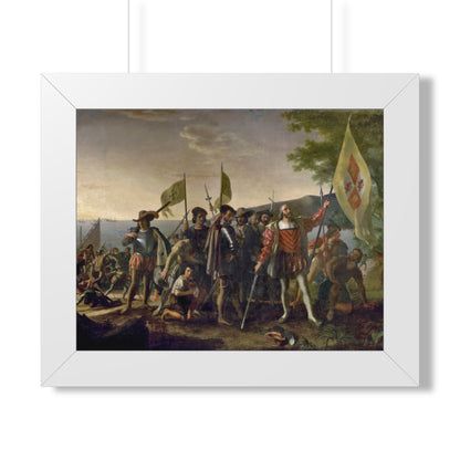 Landing of Columbus Framed Print | John Vanderlyn, 1847
