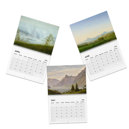 Caspar David Friedrich 2026 (Grid Style) Calendar