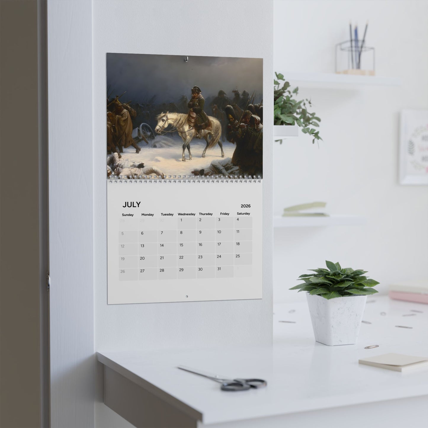 Life of Napoleon Bonaparte 2026 (Grid Style) Calendar