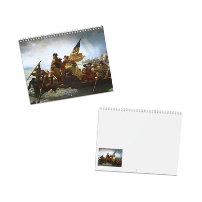 Revolutionary War 2026 Calendar (Grid Style)