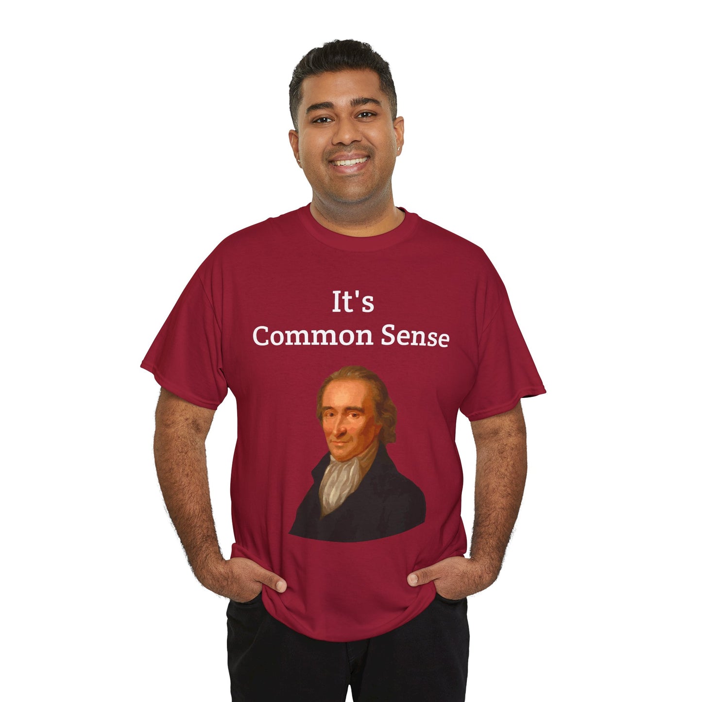 It's Common Sense Thomas Paine History Unisex Heavy Cotton T-Shirt