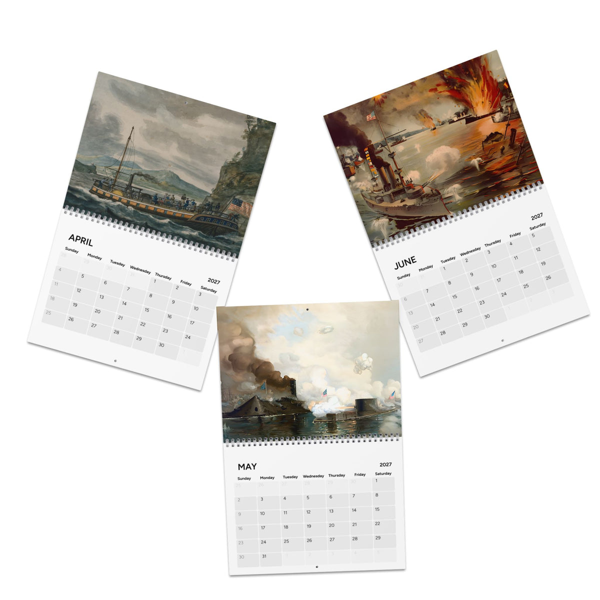 400 Years of American Ships 2027 Calendar