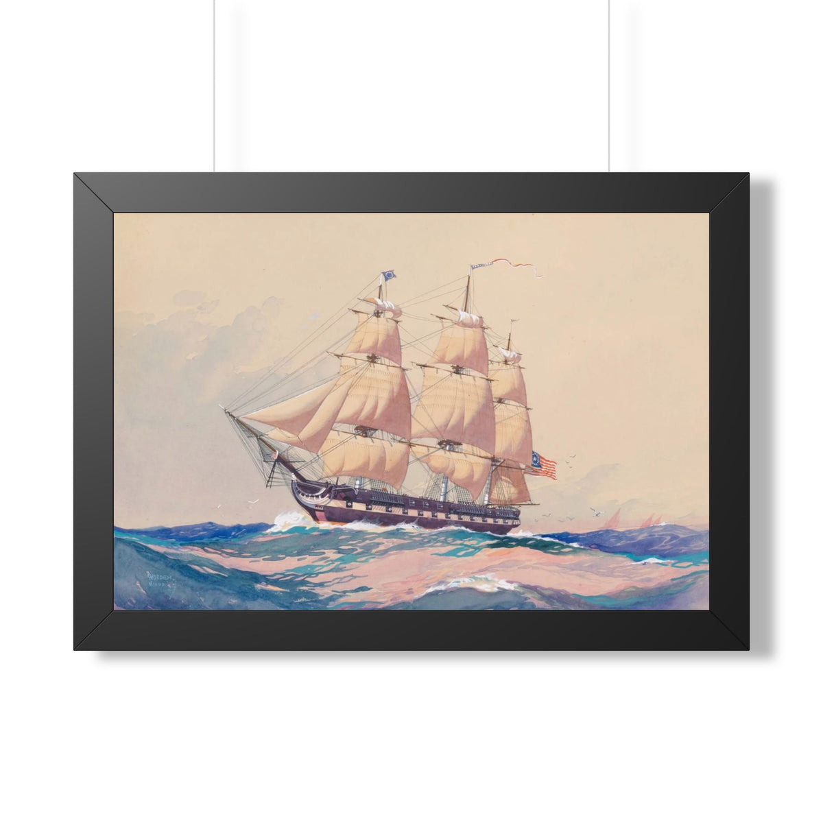 USS Philadelphia Framed Print | Worden Wood