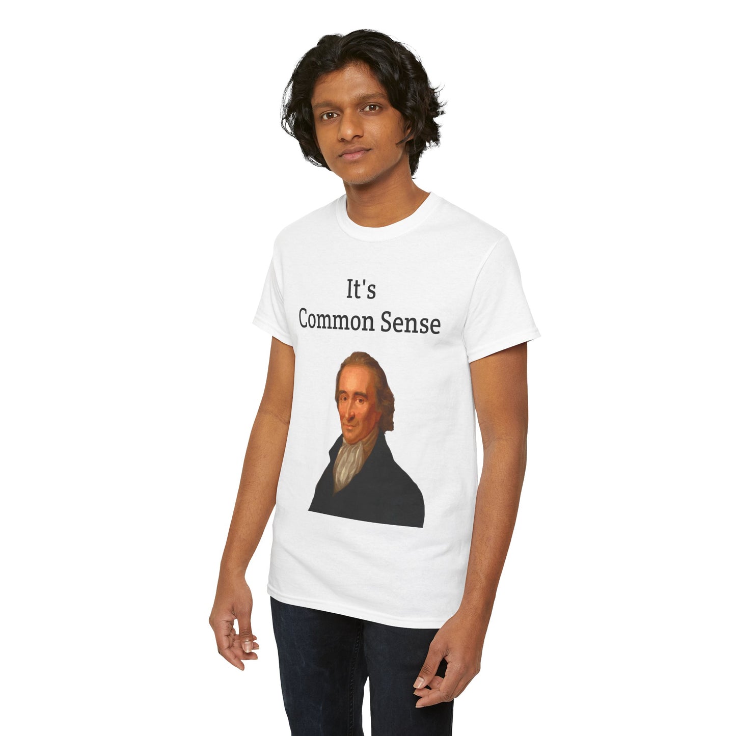 It's Common Sense Thomas Paine History Unisex Heavy Cotton T-Shirt