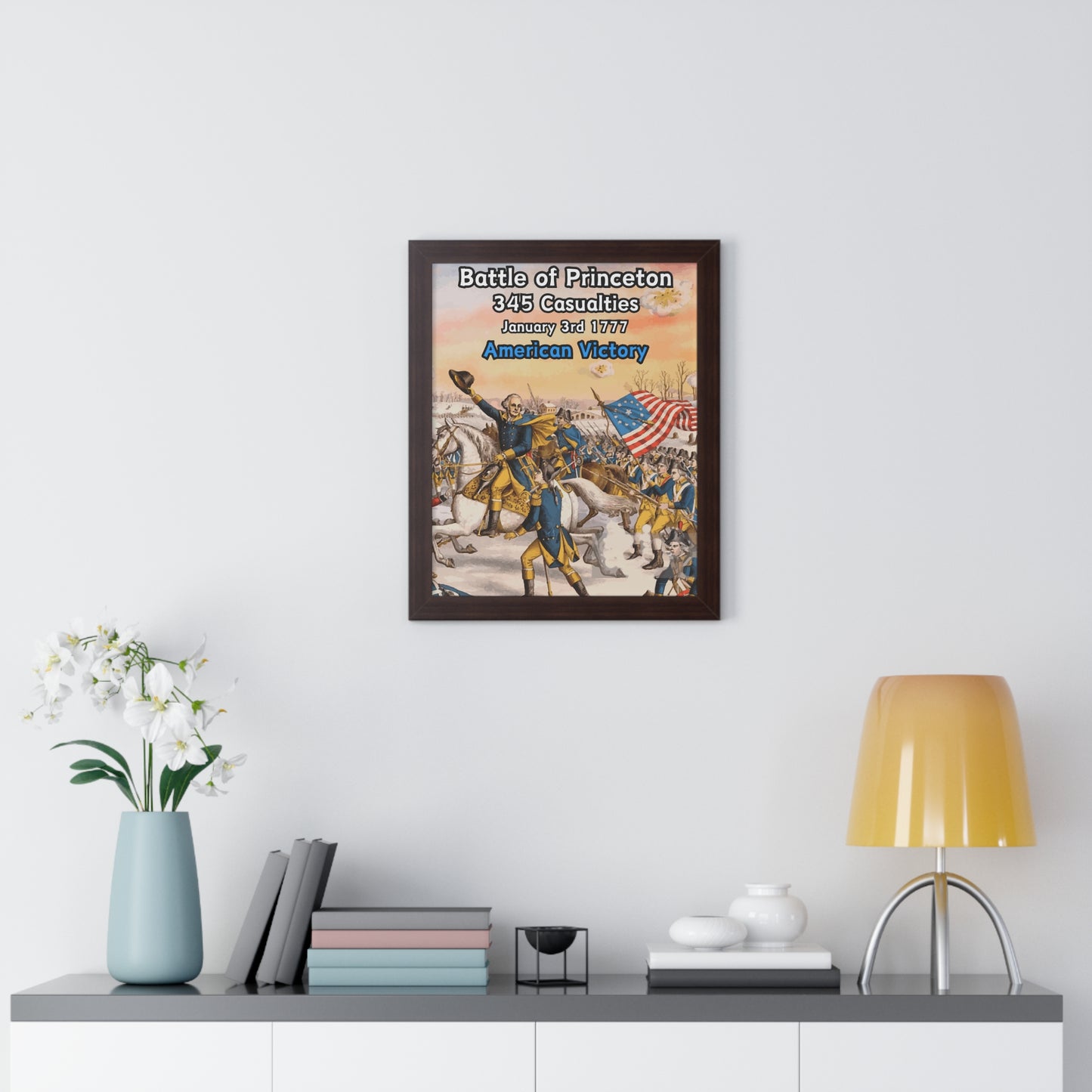 Battle of Princeton Framed Poster