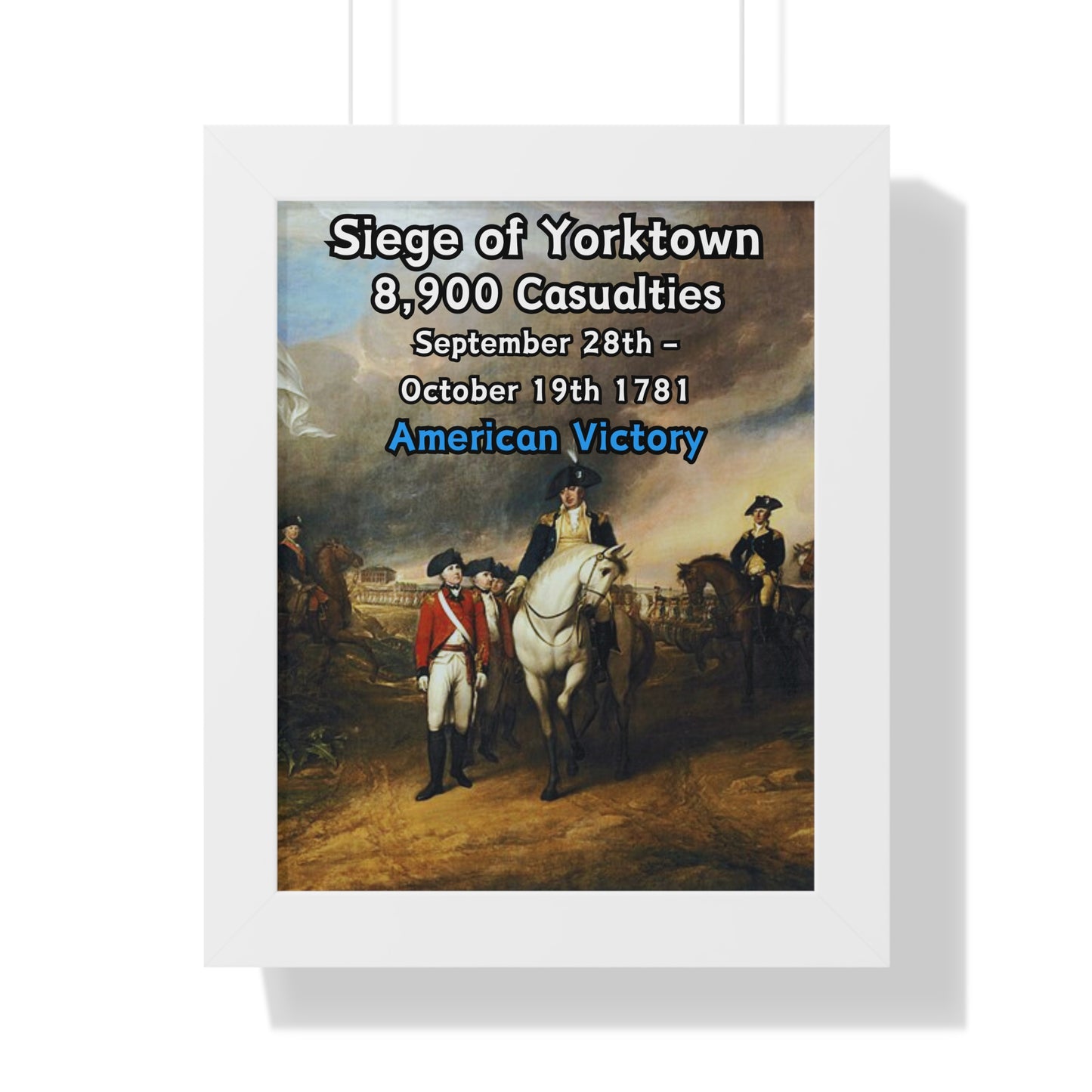 Siege of Yorktown Framed Poster