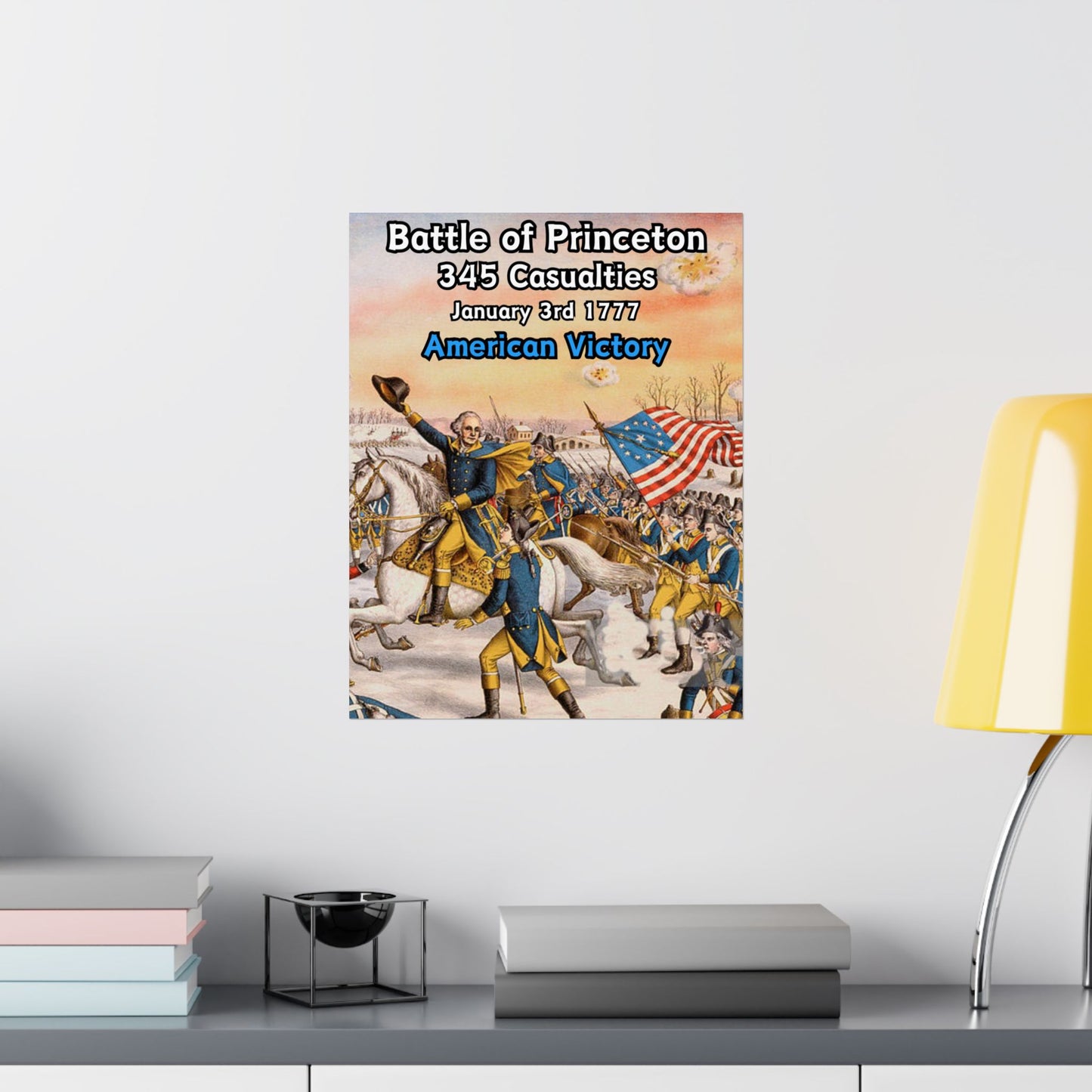 Battle of Princeton Vertical Matte Poster