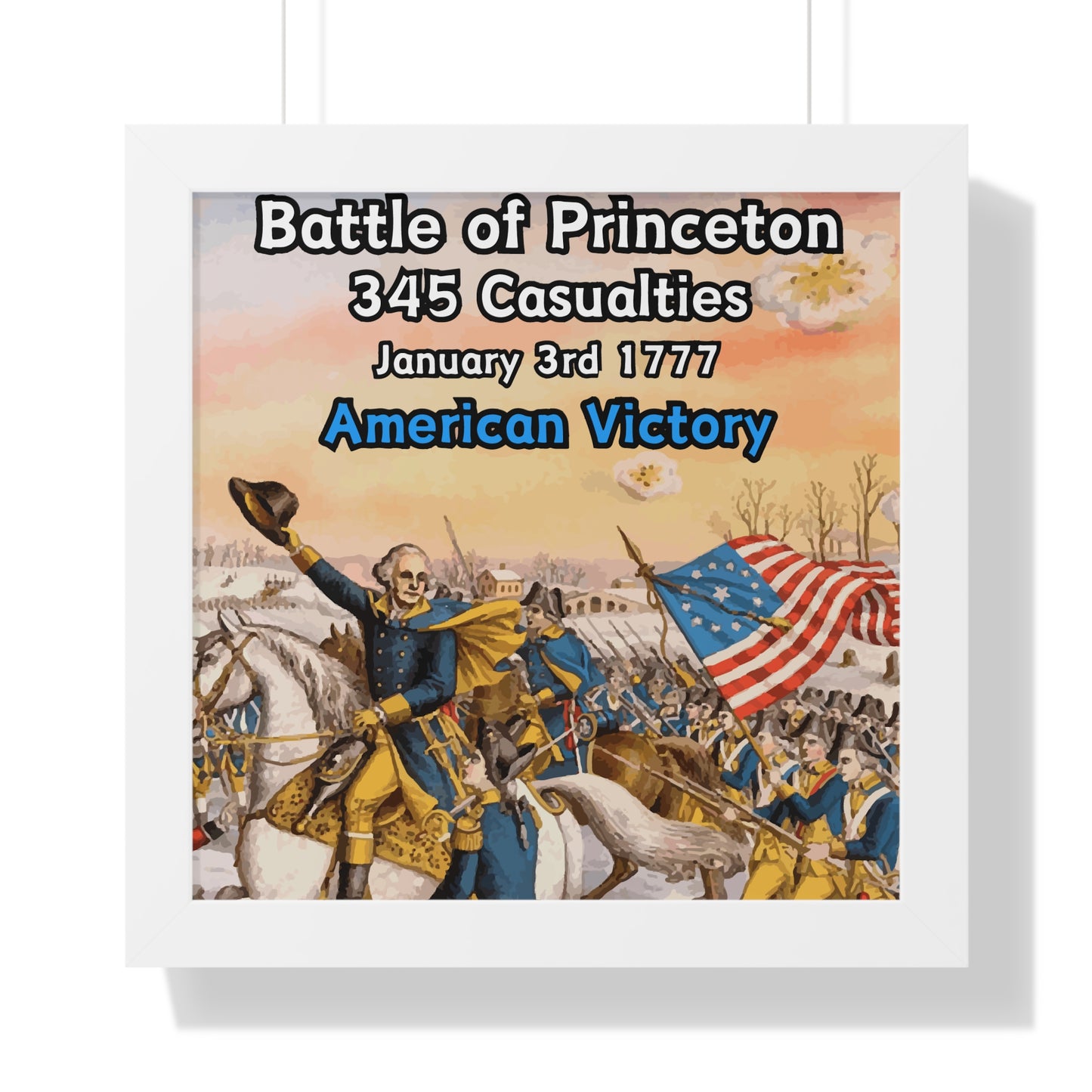 Battle of Princeton Framed Poster