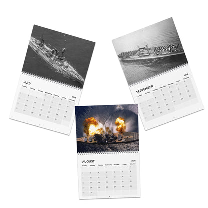 400 Years of American Ship (Grid Style) 2026 Calendar