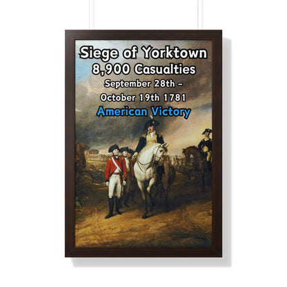 Siege of Yorktown Framed Poster