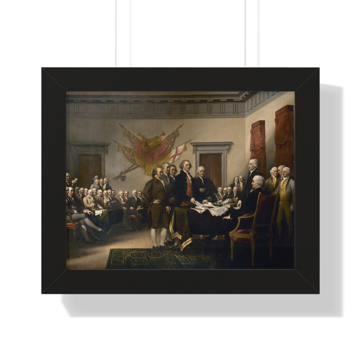 The Signing of The Declaration of Independence Framed Painting Poster