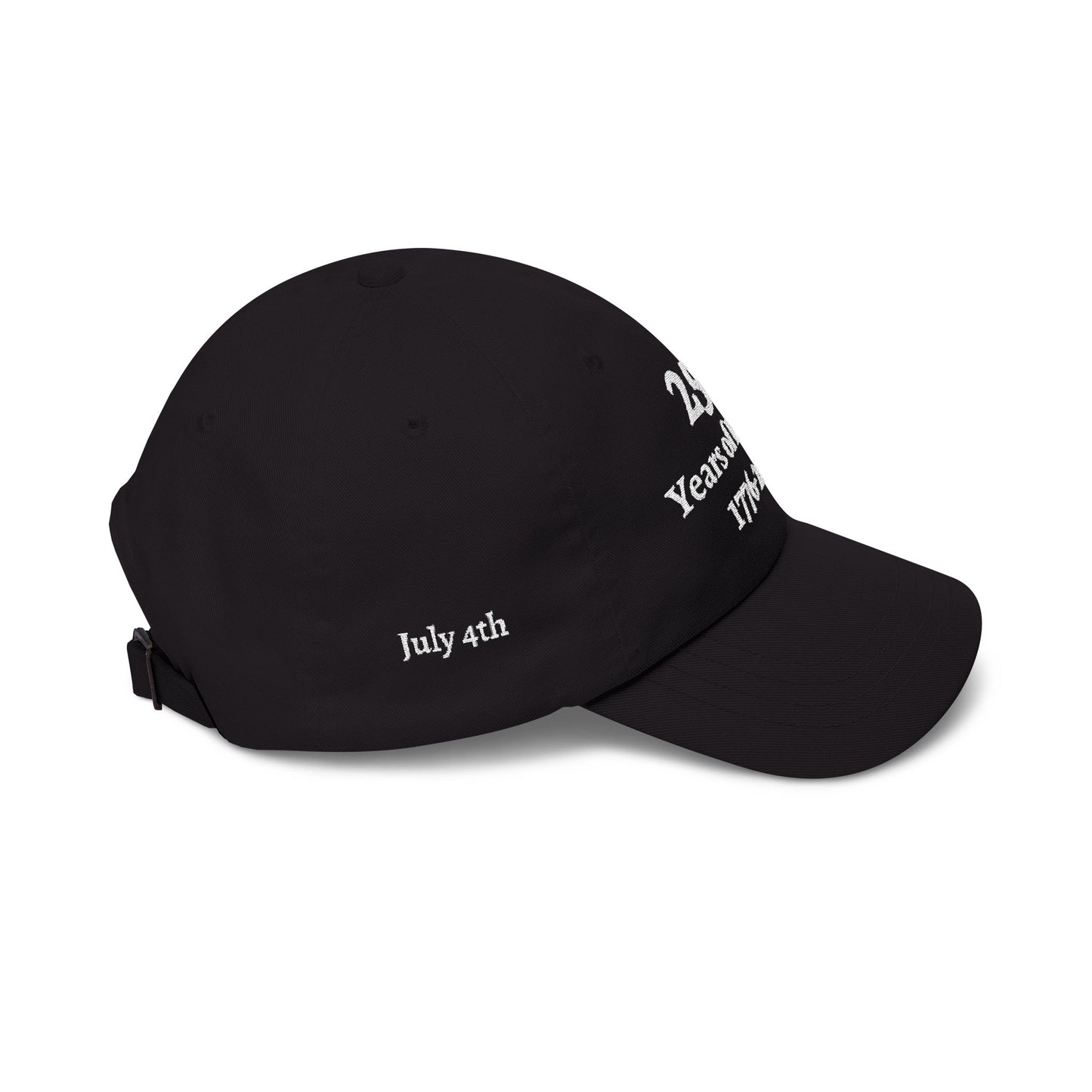 250 Years of History 1776–2026 Embroidered Hat