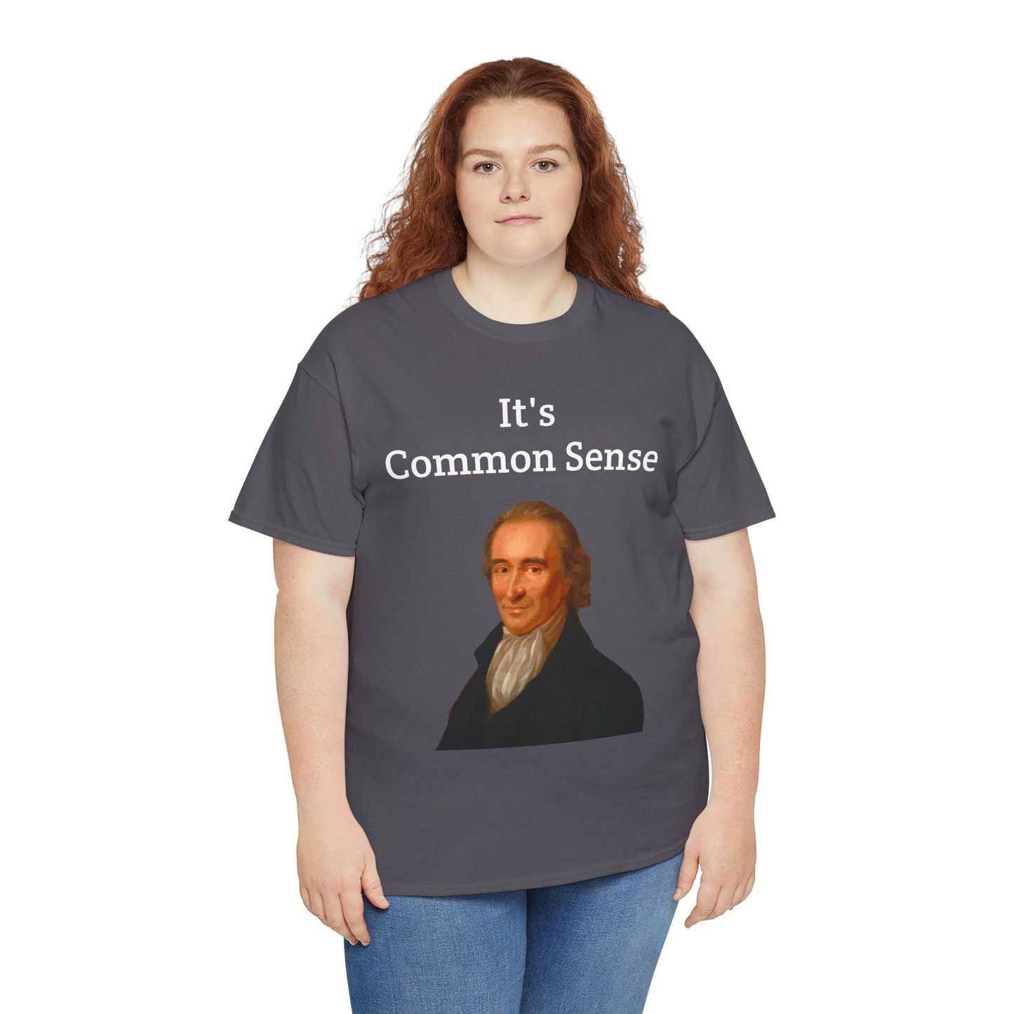 It's Common Sense Thomas Paine History Unisex Heavy Cotton T-Shirt