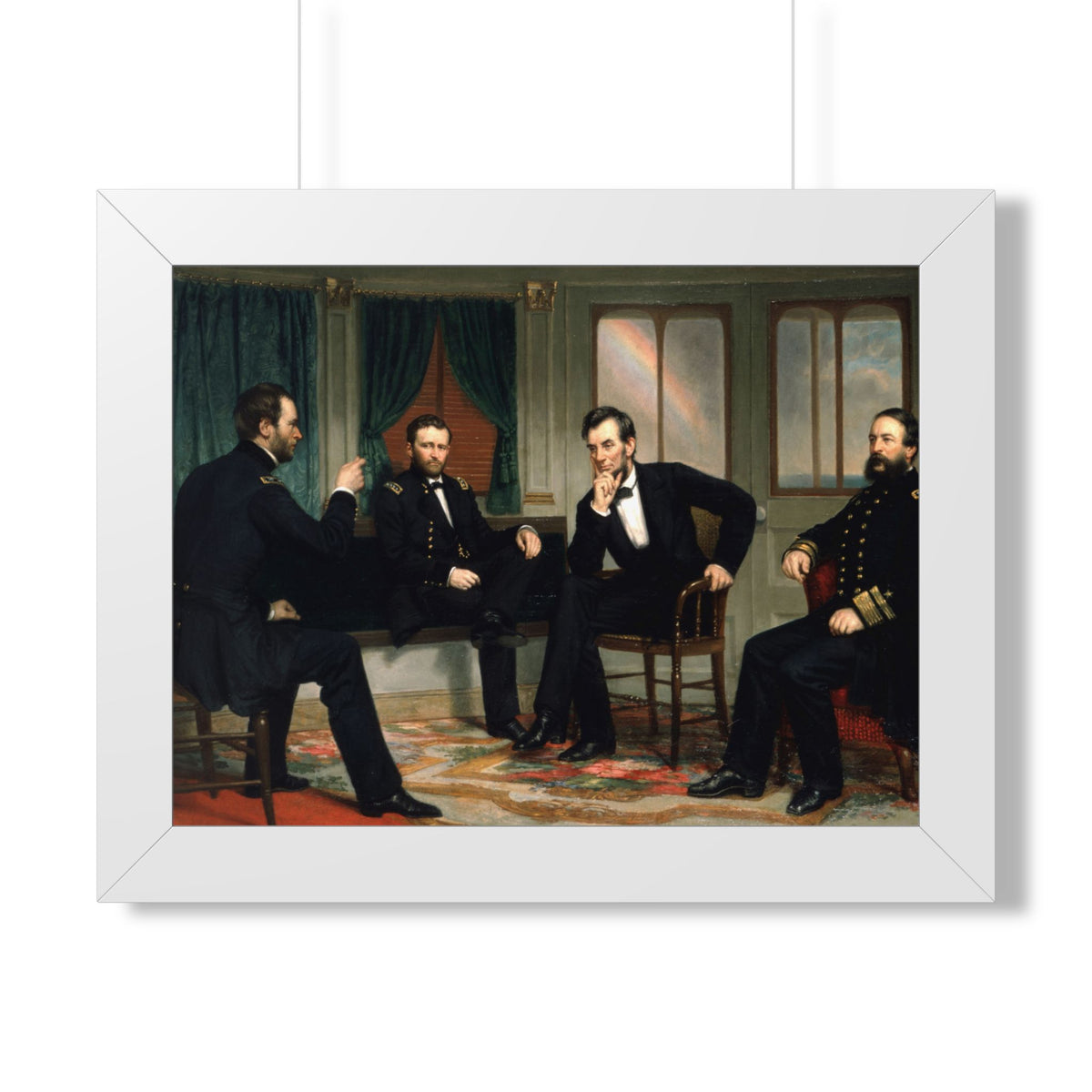The Peacemakers Framed Print | George P. A. Healy, 1868