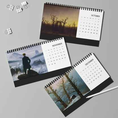 Caspar David Friedrich 2027 Desktop Calendar
