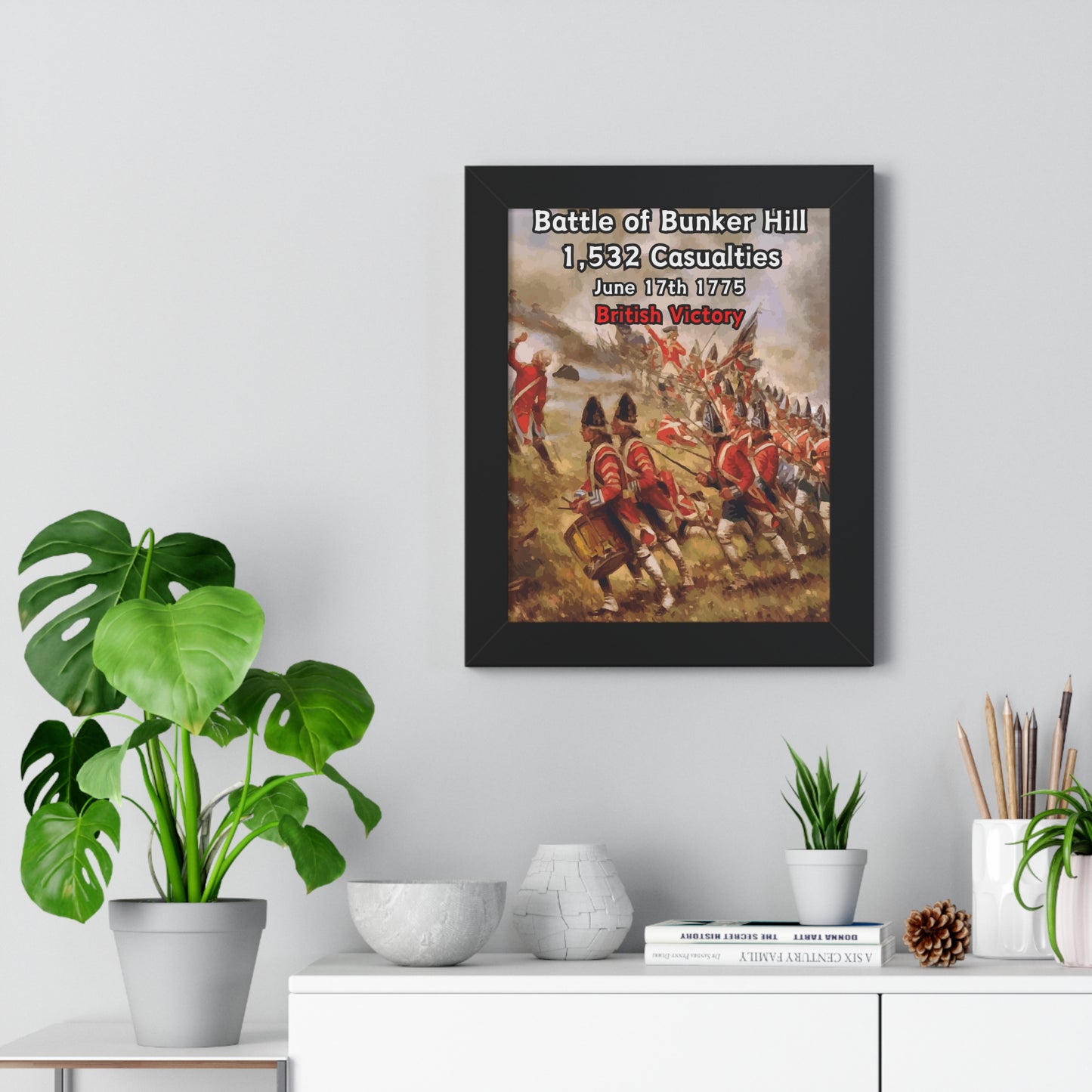 Battle of Bunker Hill Framed Poster