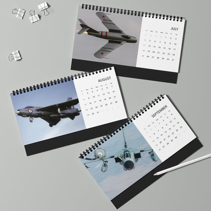 Aircraft Throughout History 2027 Desktop Calendar