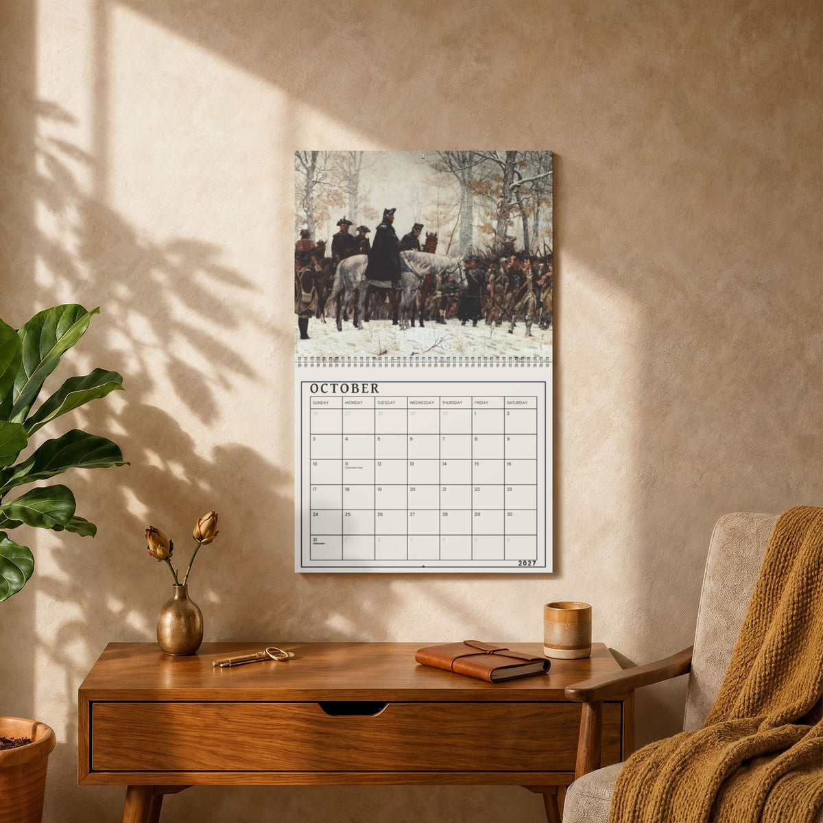 Revolutionary War 2027 Wall Calendar