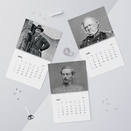 Birthdays of Civil War Generals 2026 Calendar