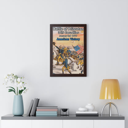 Battle of Princeton Framed Poster