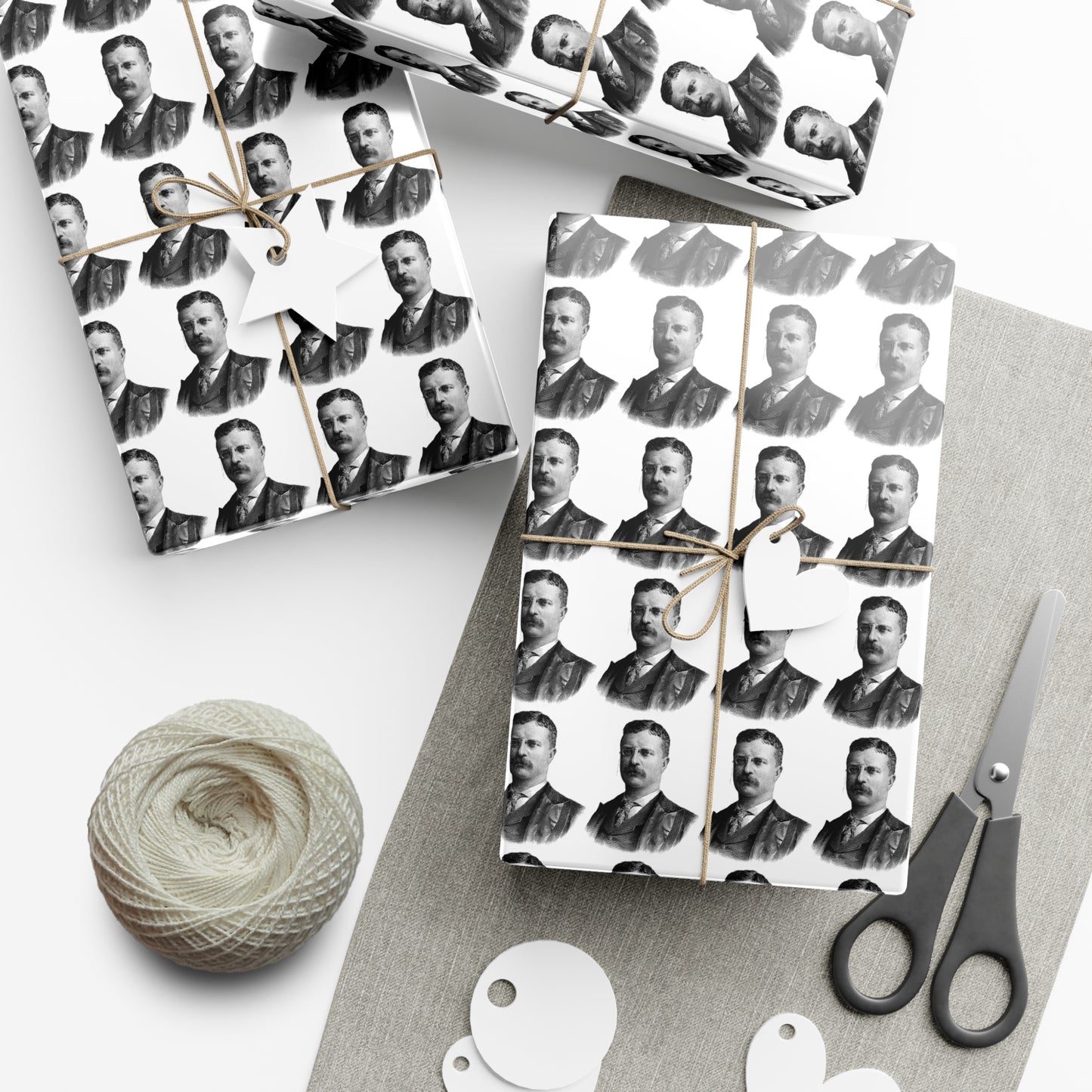 Theodore Roosevelt Gift Wrap Paper