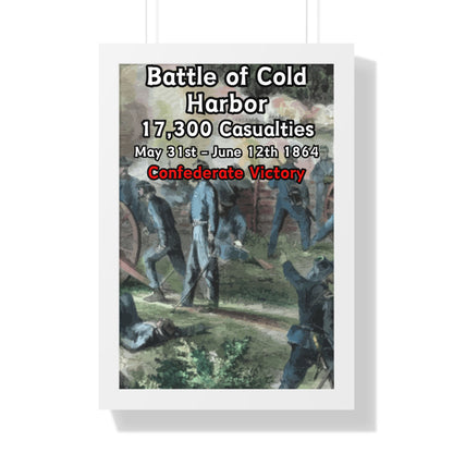 Battle of Cold Harbor Framed Poster