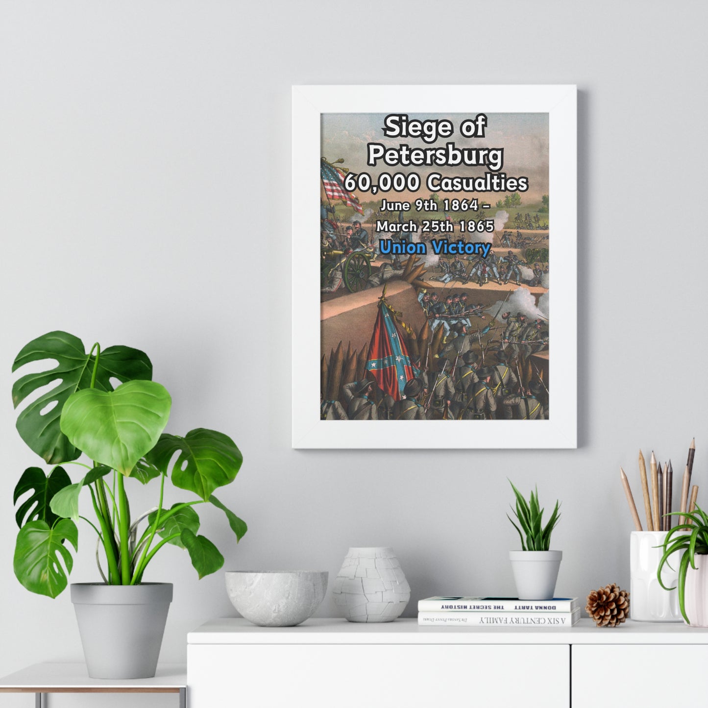 Siege of Petersburg Framed Poster