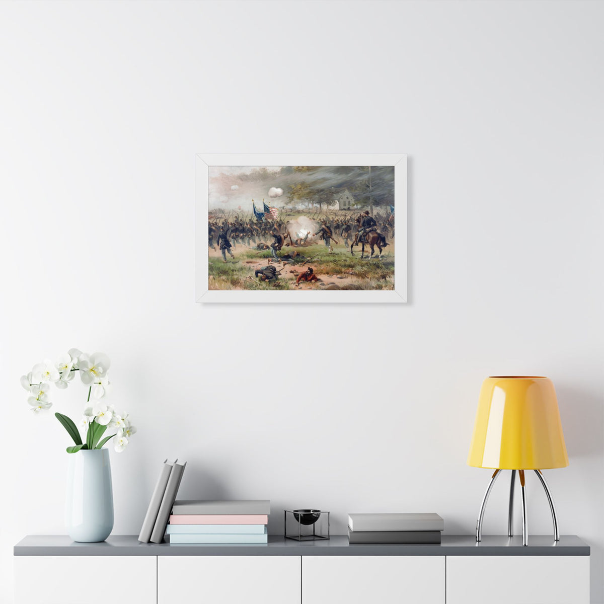 Battle of Antietam Framed Print | Thure de Thulstrup, 1887