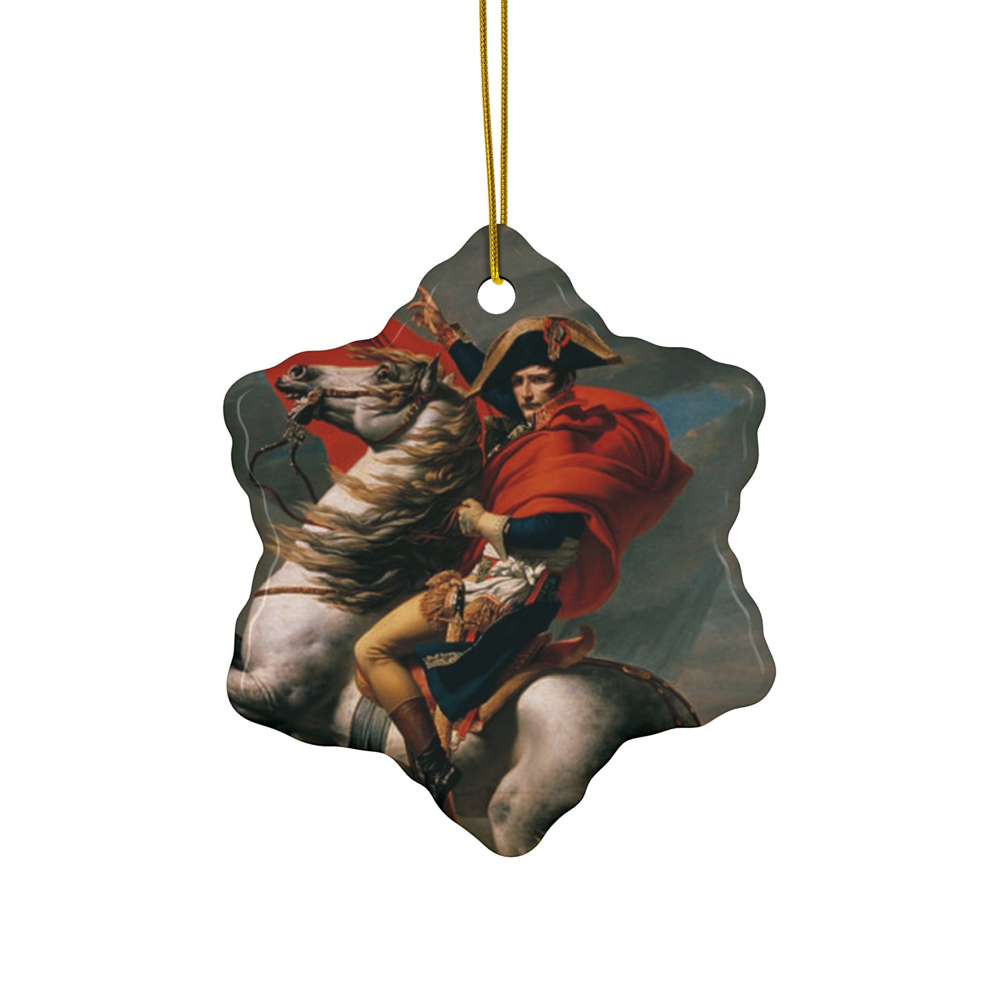Napoleon Bonaparte Crossing the Alps Ornament