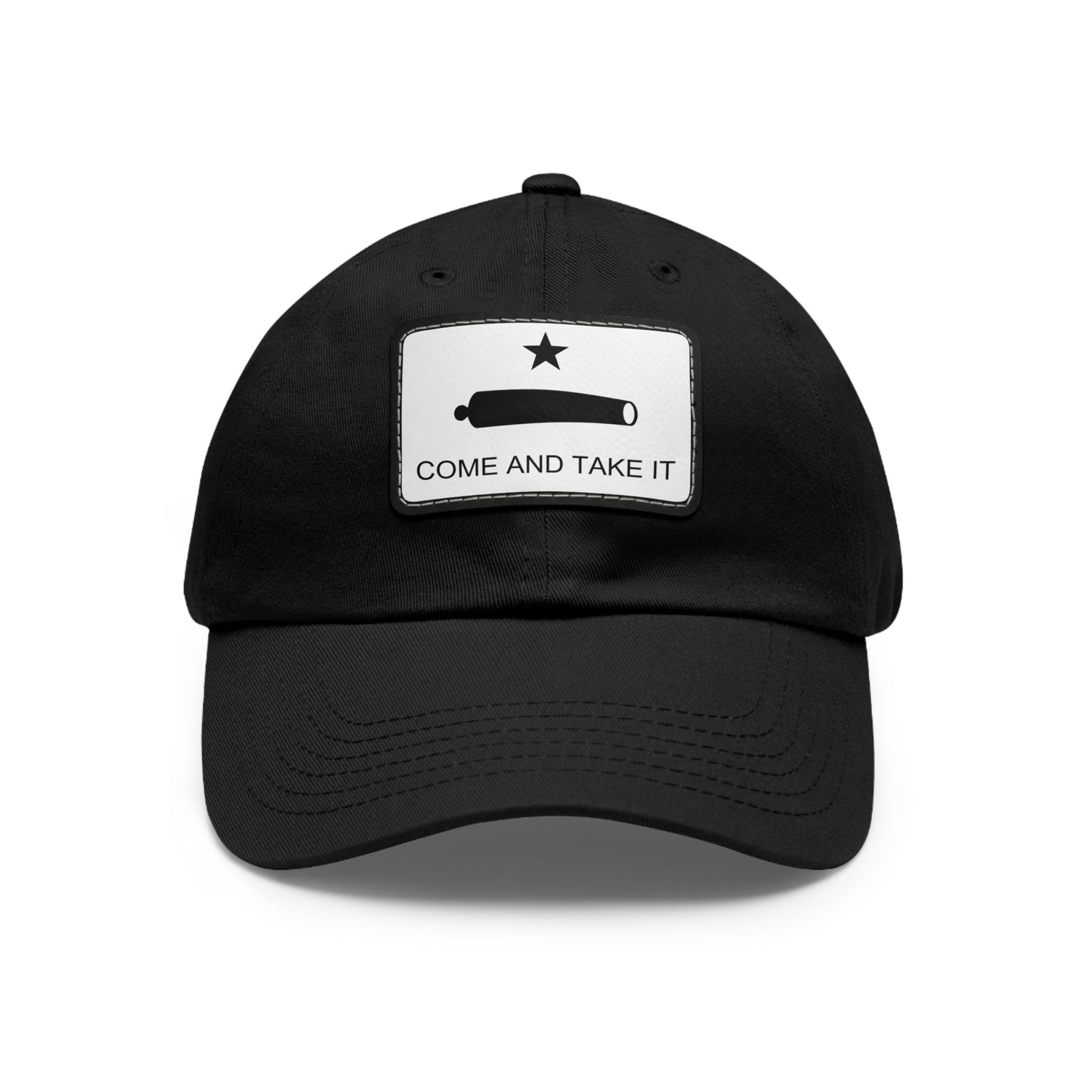 Come and Take It Leather Patch Hat