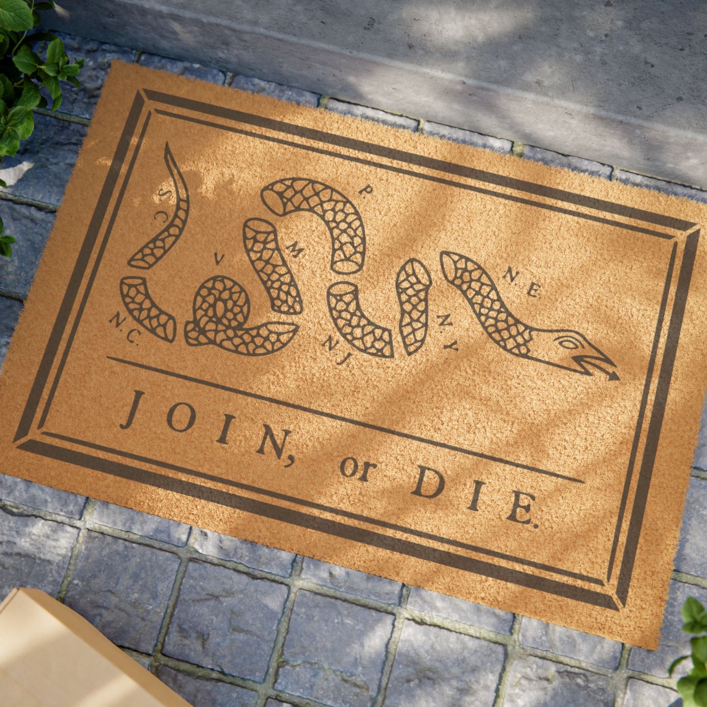 Join or Die Doormat