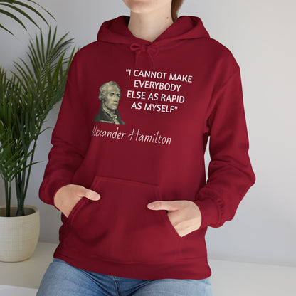 Alexander Hamilton Quote Hoodie