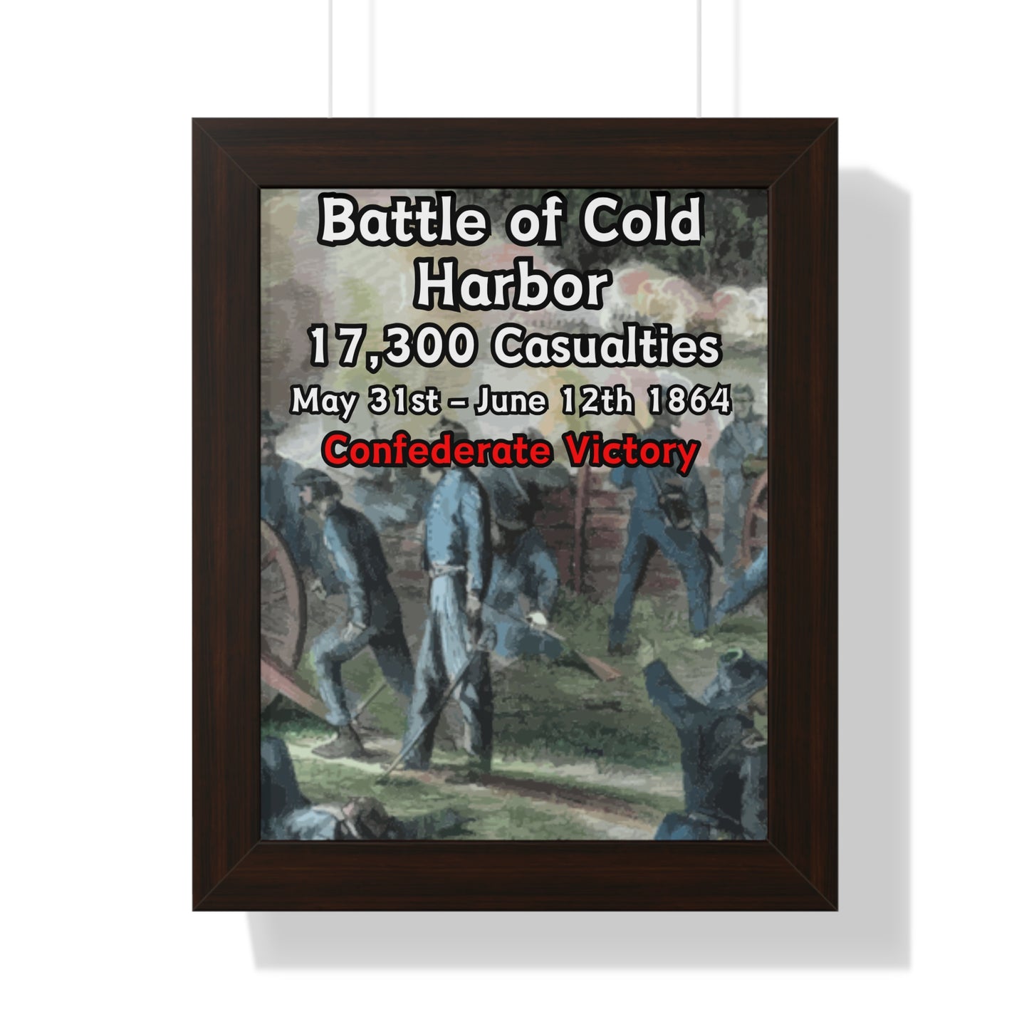 Battle of Cold Harbor Framed Poster