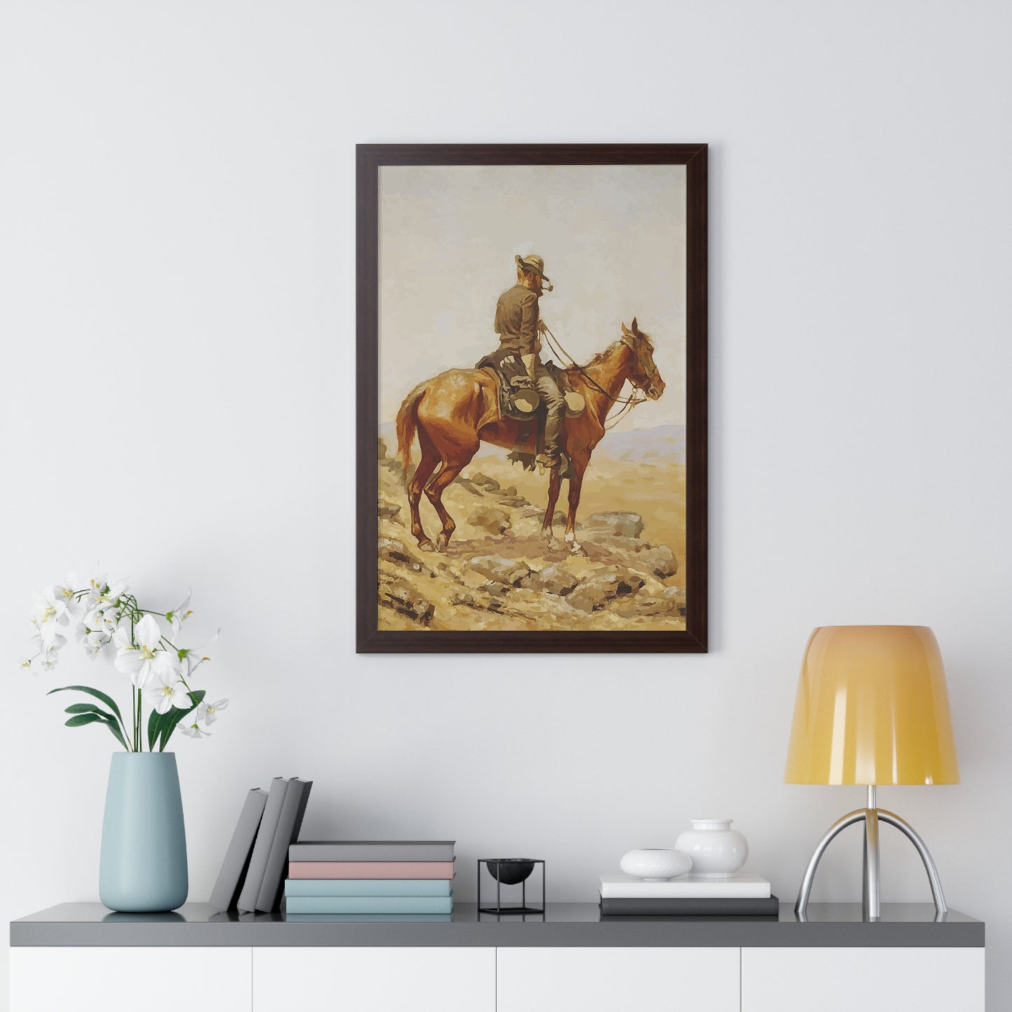 The Lookout Framed Painting Poster