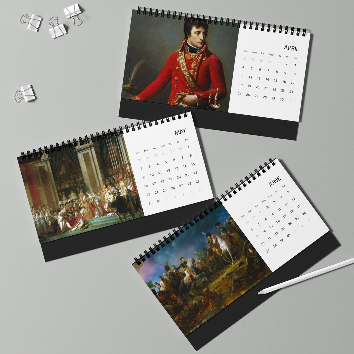 Life of Napoleon Bonaparte 2027 Desktop Calendar