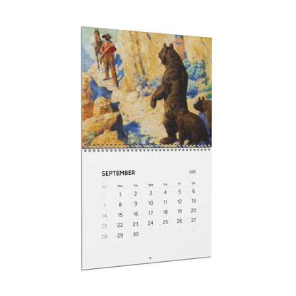 American Western Painting 2025 Calendar