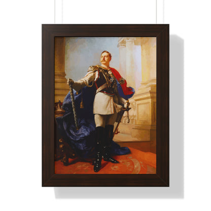 Kaiser Wilhelm II Framed Painting Poster