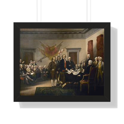 The Signing of The Declaration of Independence Framed Painting Poster