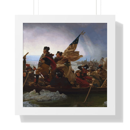 George Washington Crossing the Delaware Framed Painting Poster